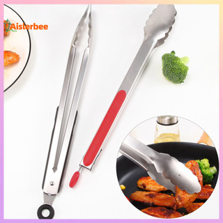 Aislerbee Kẹp Thực Phẩm Có Thể Thu Vào Chốt Chịu Nhiệt Chống Trơn Trượt Collet Salad Bánh Mì Phục Vụ Lưỡi Cho Nhà Bếp