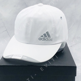 Nón lưỡi trai Adi/das Vải Dù cao cấp Màu Trắng, Nón adidas Kết Trơn Nam Nữ Mẫu Hót Thể Thao