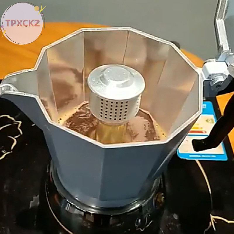 Tpxckz Moka Pot Splash Coffee Pot có van bắn bằng nhôm Phụ kiện nồi Moka VN