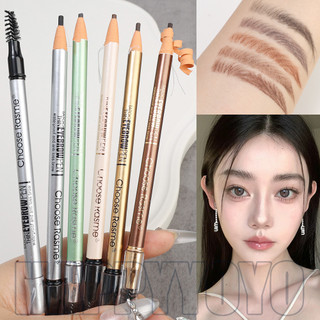5 Màu Hoang Dã Sương Mù Bút Xăm Lông Mày- Bút Chì Lông Mày Lâu Dài Chống Thấm Nước Mờ- Tăng Cường Lông Mày Có Bàn Chải
