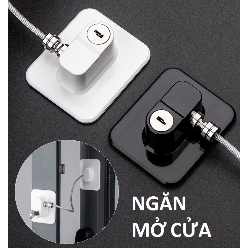 Khóa cửa sổ, cửa ra vào, tủ lạnh có Ổ khóa mật mã đảm bảo an toàn cho trẻ em có chìa khóa hoặc khóa mã