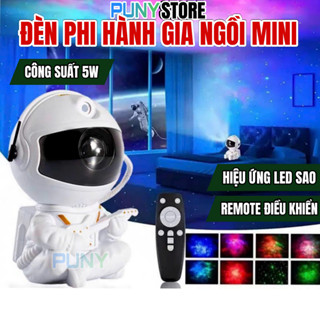  Đèn phi hành gia ngồi PUCEN mẫu mới 2024 đèn chiếu hiệu ứng ngôi sao thiên hà máy chiếu phi hành gia PUNY 