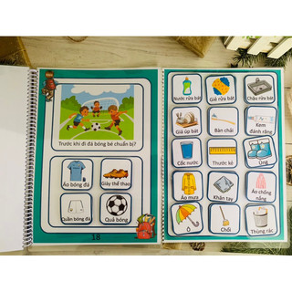 [Autismshop] []Học liệu bé chuẩn bị