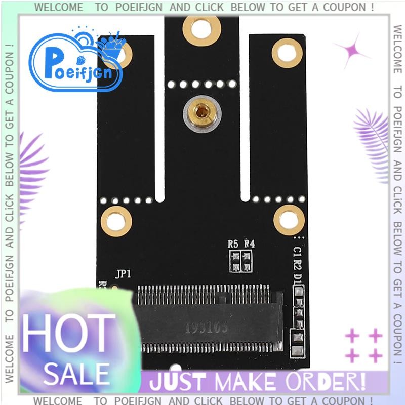 Mới M.2 NGFF Sang Mini PCI-E (PCIe + USB) Adapter Cho M.2 Wifi Bluetooth Không Dây Thẻ Wlan Intel AX