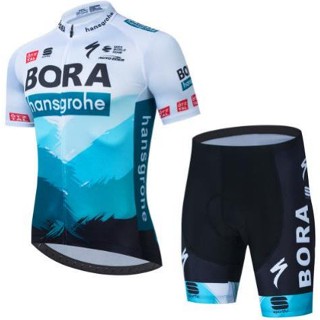 Bộ Áo Đi Xe Đạp Nam Yếm Quần Short Xe Đạp Tay Ngắn Đi Xe Đạp Quần Áo Xe Đạp Maillot Ciclismo Hombre Đen Bộ