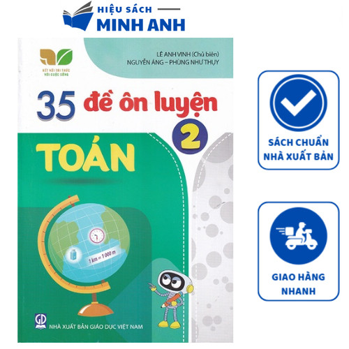 Sách - 35 đề ôn luyện Toán 2 (Kết nối tri thức với cuộc sống)