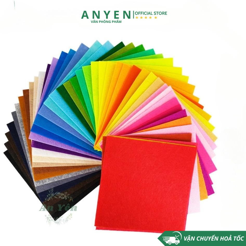 Vải dạ nỉ làm đồ handmade khổ 90*90 ( giá 1 tấm)