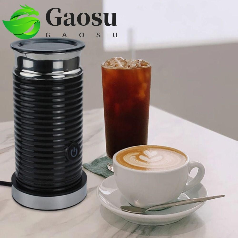 GAOSU Máy tạo bọt sữa tự động, Máy tạo bọt sữa điện đa chức năng cà phê tự động, Máy pha cà phê Latte Cappuccino có tác dụng kép