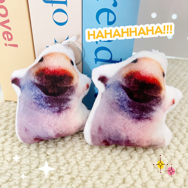 Hahaha Móc Khóa Hình Chó Lồng Tiếng Vòng Chìa Khóa Biểu Tượng Tình Bạn