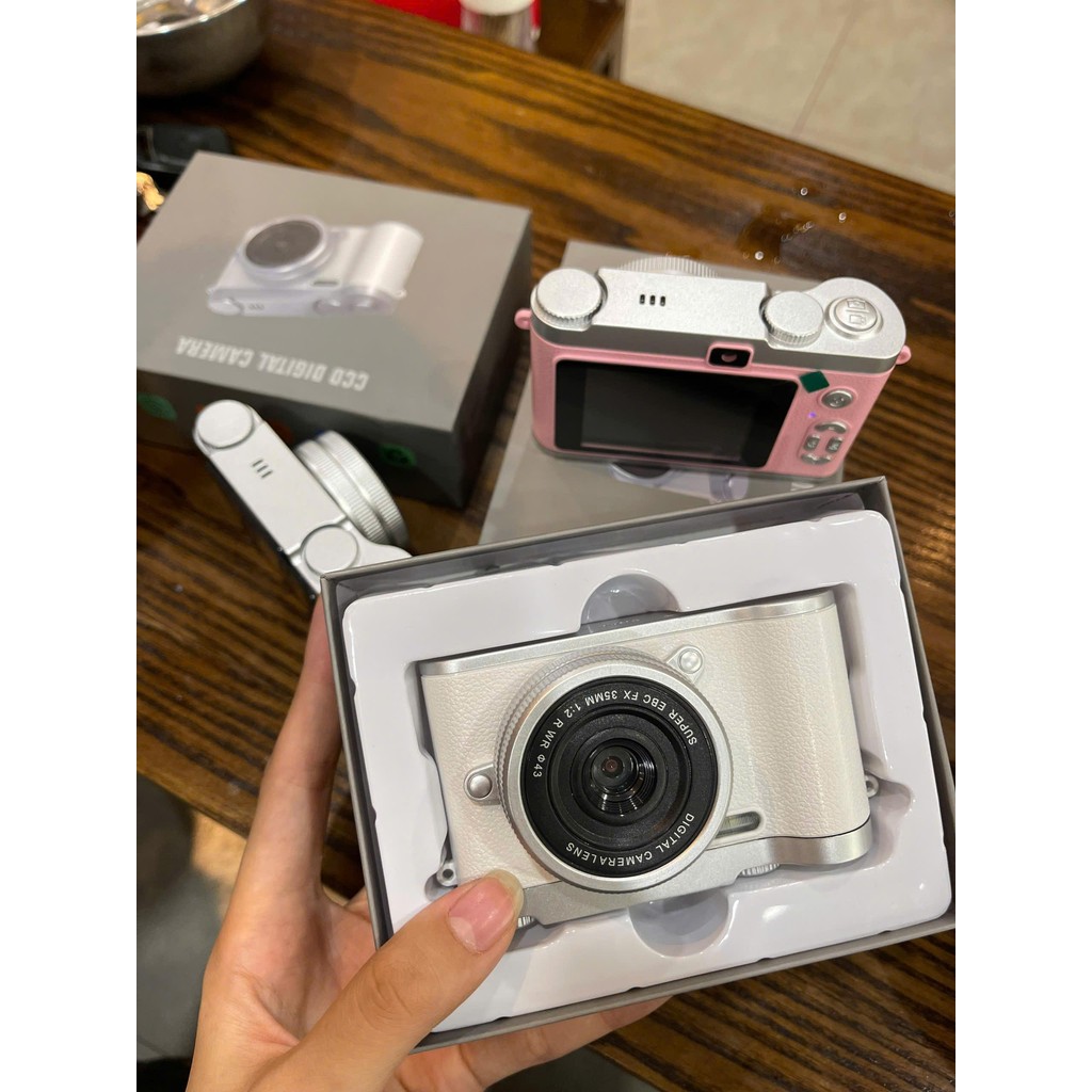 FULL PK + THẺ 512GB + MÈO THẦN TÀI MAY MẮN ] Máy Ảnh CCD DIGITAL Mini Kỹ Thuật Số,máy ảnh bxh Selfie