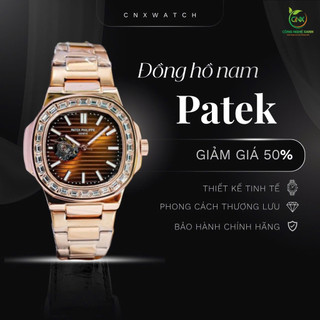 Đồng Hồ Nam Pateks Philipers Máy Cơ Nhật Cao Cấp, Mặt Kính Sapphire Full Hộp Thẻ (Bảo Hành 1 Năm)