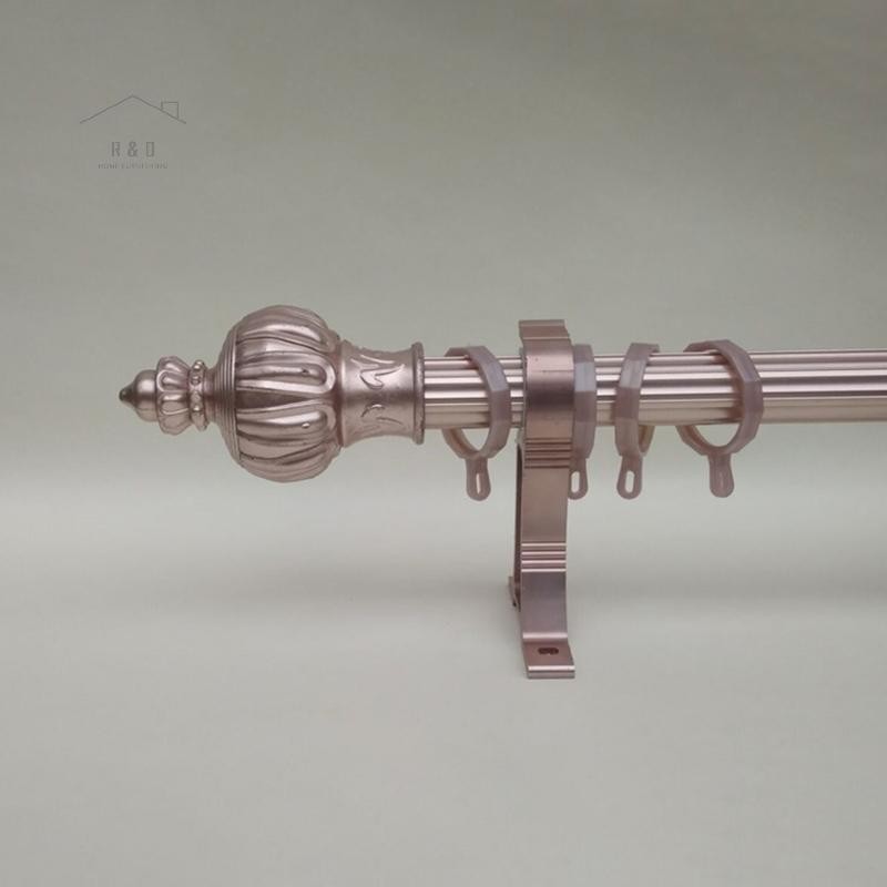 RO > 2 Chiếc Rèm Thanh Trang Trí Đầu La Mã Thanh Niêm Phong Thanh Rèm Trang Trí Cắm La Mã Đầu Thanh 