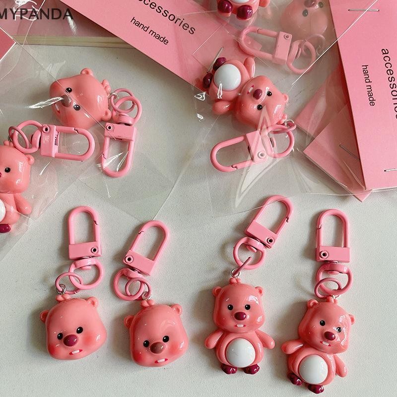 MYPANDA Ins Túi Mặt Dây Chuyền Hoạt Hình DIY Phụ Kiện Mới Zanmang Loopy Anime Kawaii Số Phụ Kiện Móc