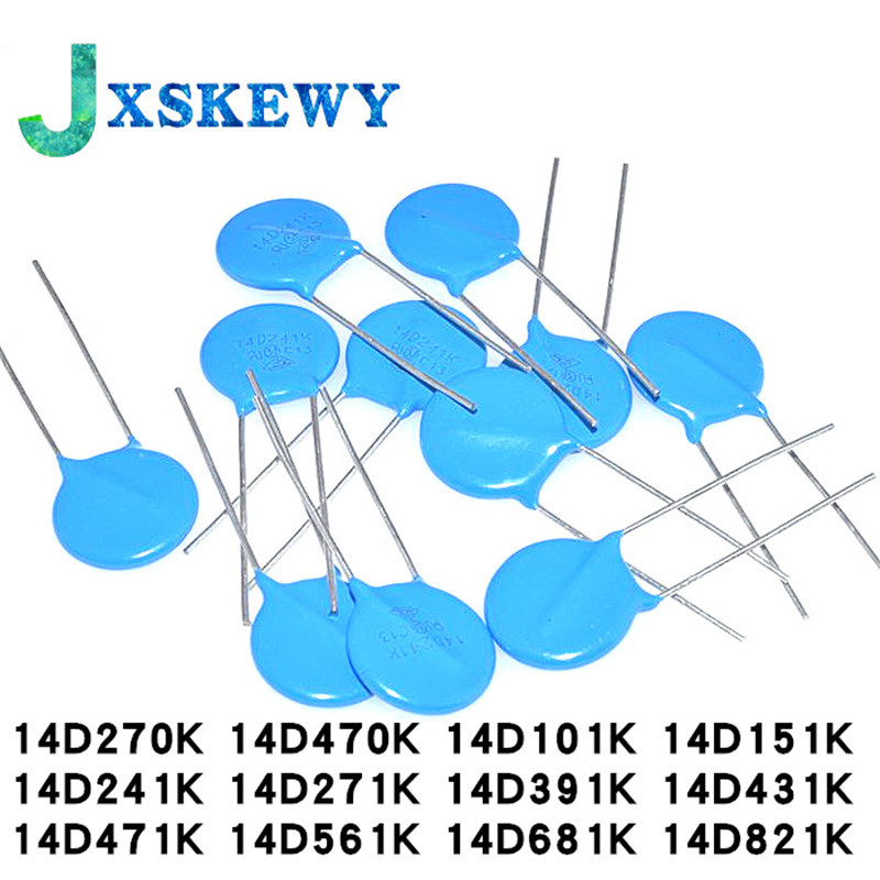 10 chiếc variistor piezoresistor 14D270K 14D470K 14D101K 14D151K 14D241K 14D271K 14D391K 14D431K 14D