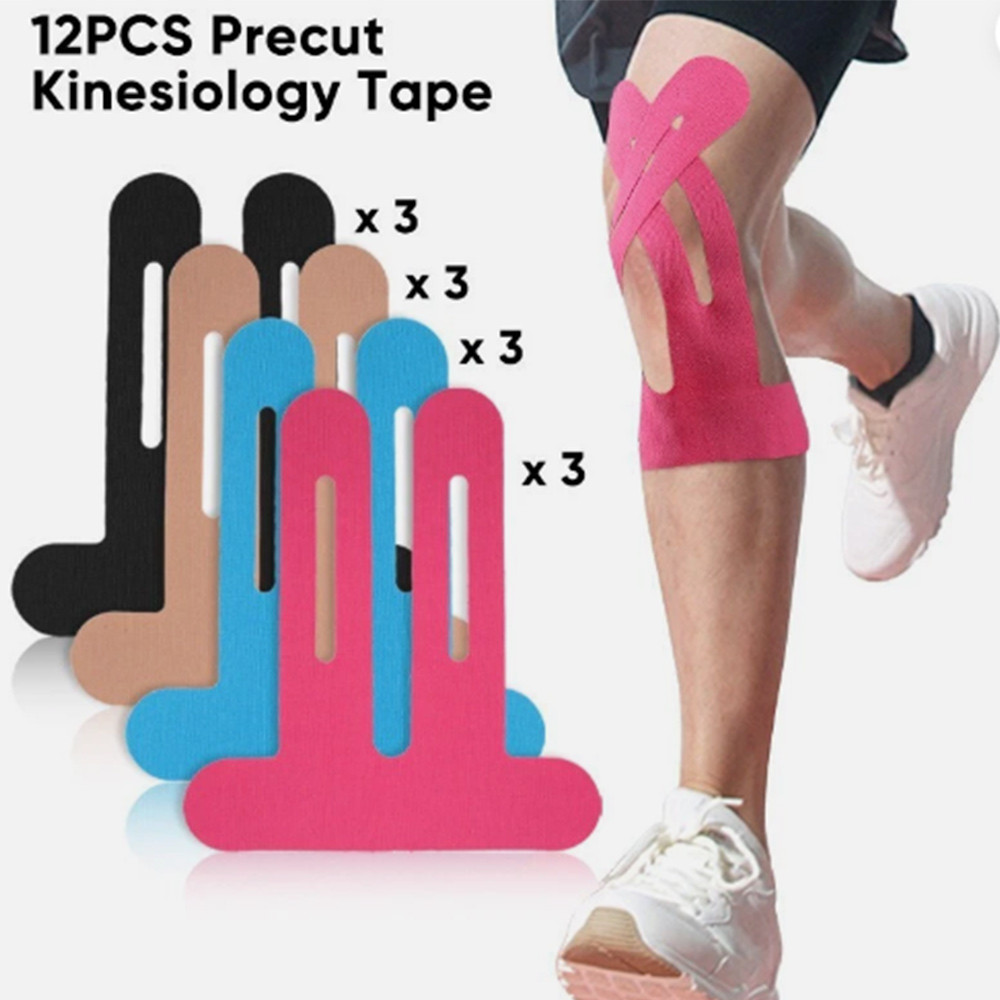 Kinesiology Tape for Knee Pre-cut Knee Athletic Tape Elastic Sports Protection for Knee Support & St