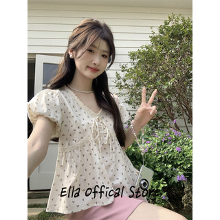 Ella Store áo sơ mi nữ áo kiểu hàn quốc phong cách trendy thông thường thanh lịch WCS2470572 28Z240707