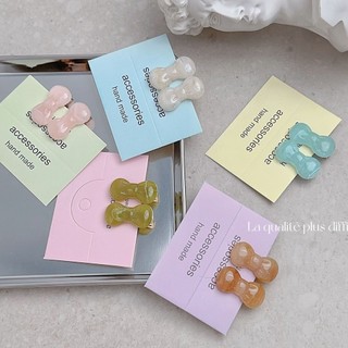 Bộ 2 Kẹp Tóc Nơ Cô Gái Kẹp Tóc Dễ Thương