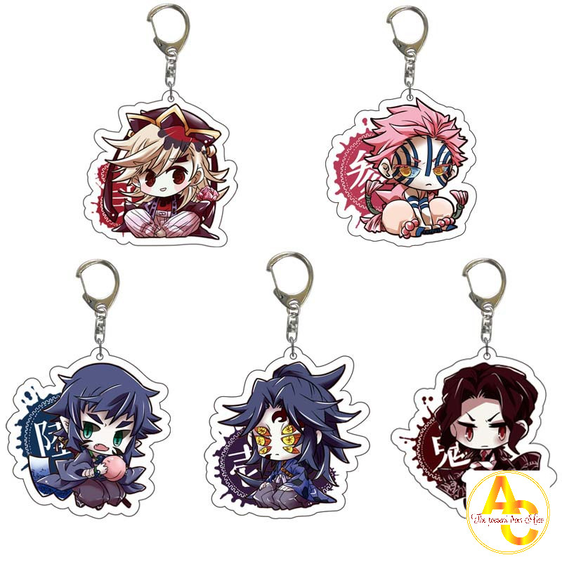 Móc Khóa Muzan Akaza Douma Kokushibou