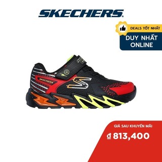 Skechers Bé Trai Giày Thể Thao Thường Ngày S-Lights Flex-Glow Bolt - 400138L-BKRD (Skechers_Live) (June_Live)
