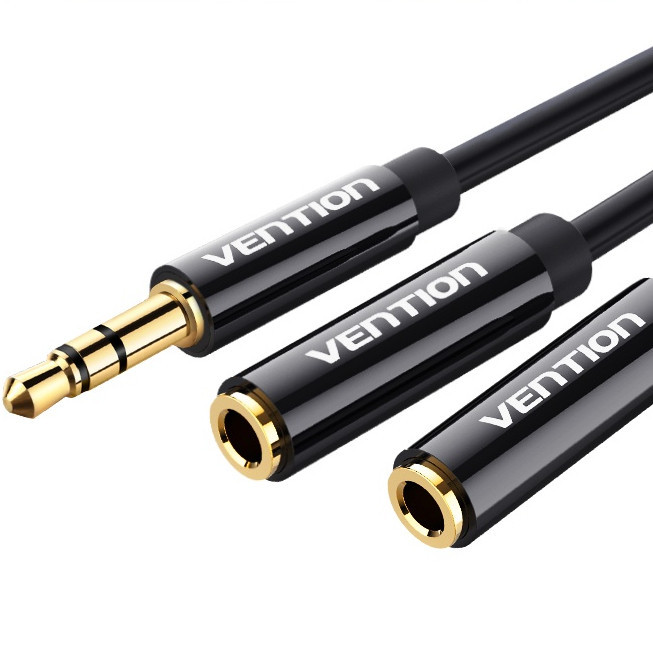 Bộ chia cáp tai nghe Bộ chuyển đổi đầu nối tai nghe 2 lỗ 3,5 mm thích hợp cho iPhone / PS4 / switch