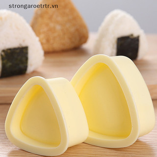 Strongaroetrtr 2 Khuôn Sushi Tam Giác Và Thìa Cho Onigiri DIY Trẻ Em Bento Máy Cơm Trưa Lớn Khuôn Nhỏ Bộ Phụ Kiện Nhà Bếp VN