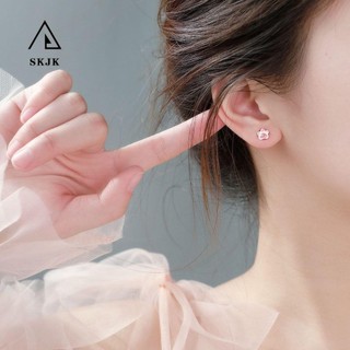 Khuyên tai hình bàn chân mèo nhiều màu tùy chọn xinh xắn dễ thương