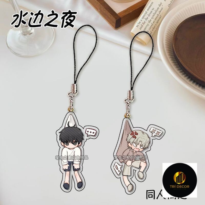 Truyện tranh Hàn Quốc đêm bên bờ biển dây buộc điện thoại di động Jin Yi Xuân Lu Taizhou Danmei dây 