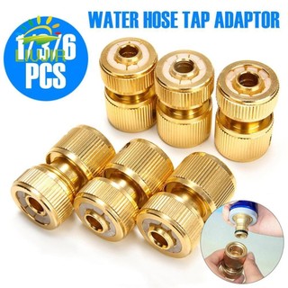 Kết nối nhanh Rửa xe Làm vườn Tưới nước 1 / 2 "Bộ chuyển đổi ống đồng thau