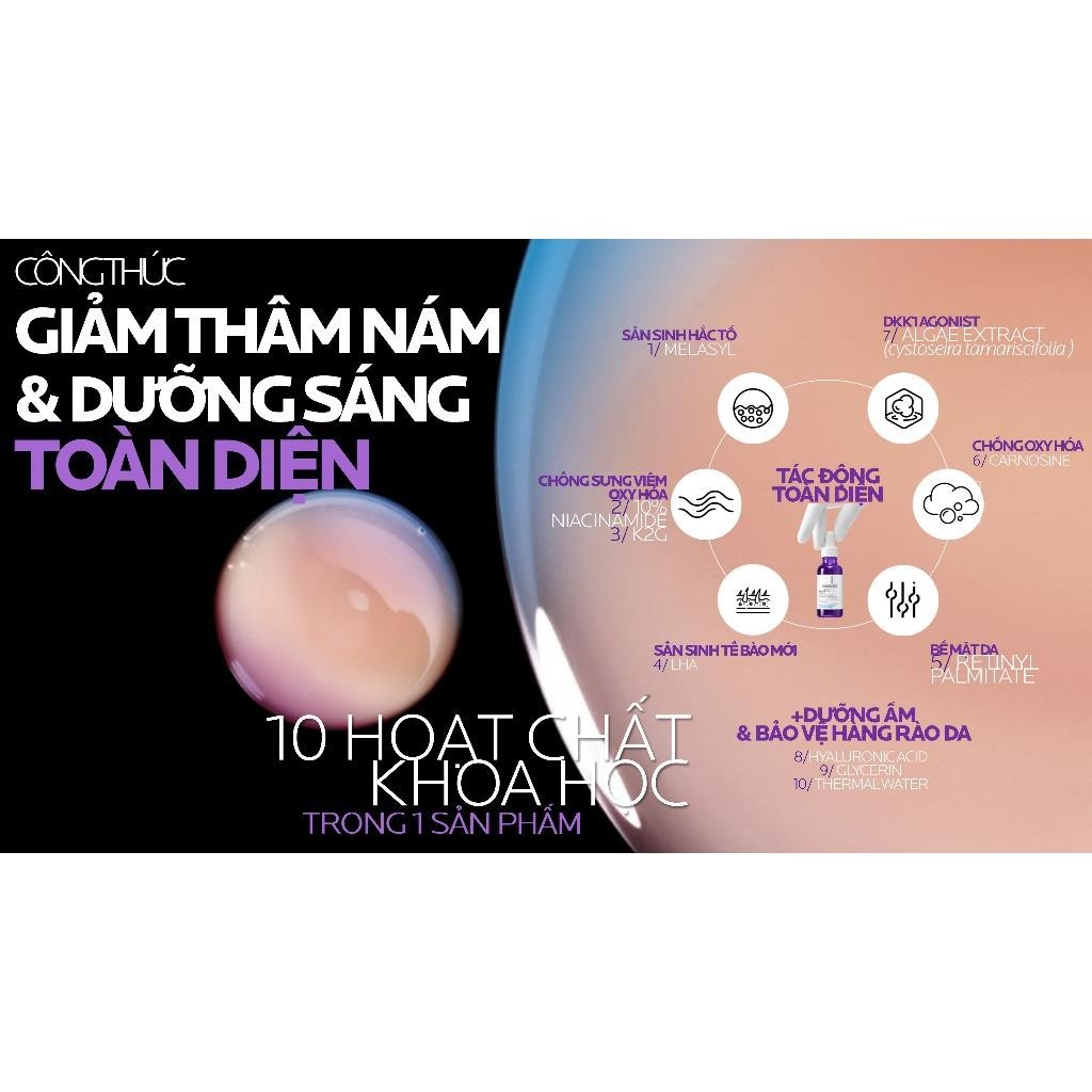 Serum La Roche-Posay Mela B3 Giảm Thâm Nám & Dưỡng Sáng Da 30ml