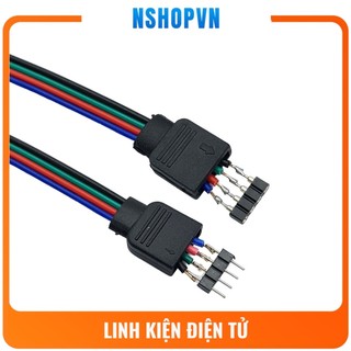 Dây hàn nối led rgb 5050 3825 đầu cái/ đầu đực