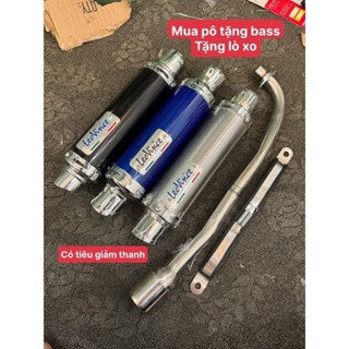 Pô leovince đủ màu full cổ inox gắn cho xe wave 50 - 100, cup, dream, 67,..