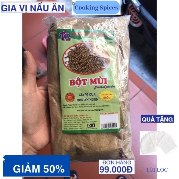 500gr Bột Mùi xay Toàn gja
