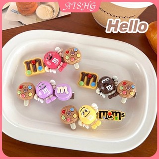 AISHG Bánh Quy Dễ Thương M Bean Series Kẹp Tóc Nữ Vui Nhộn Hoạt Hình Cạnh Kẹp Phụ Kiện Tóc