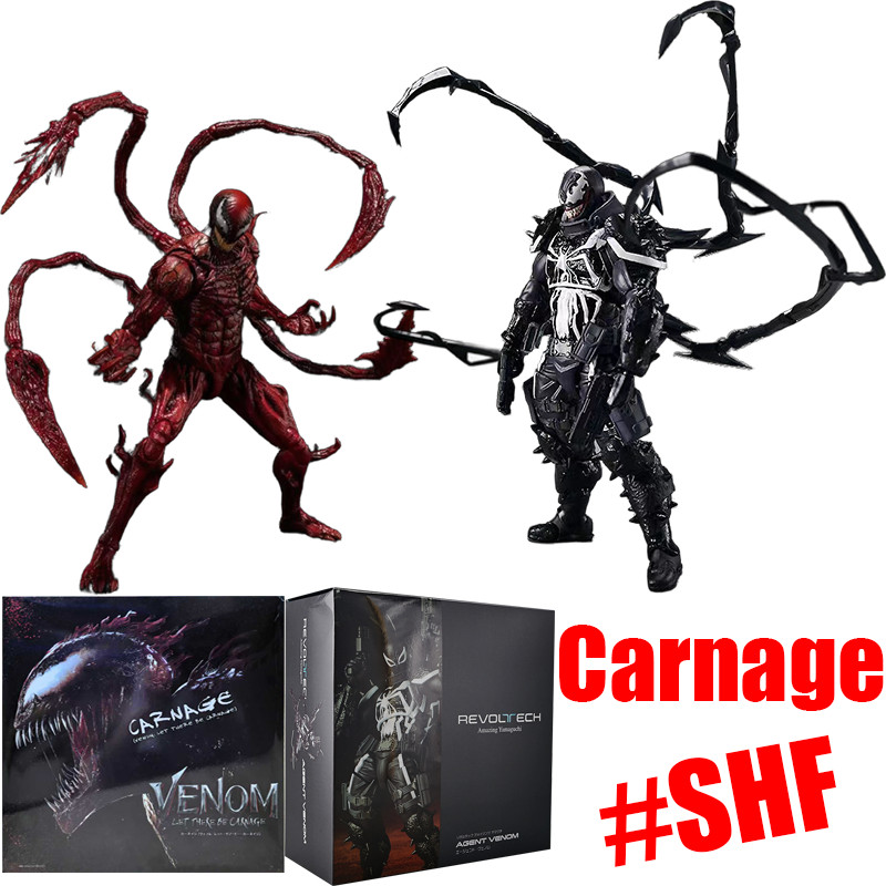 Shf Carnage Venom Let There Be Carnage S.H.Figuarts Venom Nhân Vật Hành Động Nhân Vật Venom Revoltec