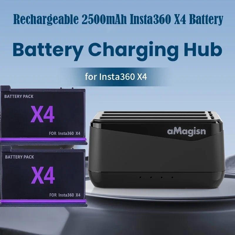 Pin 2500mAh Cho Insta360 X4 Pin Li-ion Sạc Cho Phụ Kiện Insta360 X4