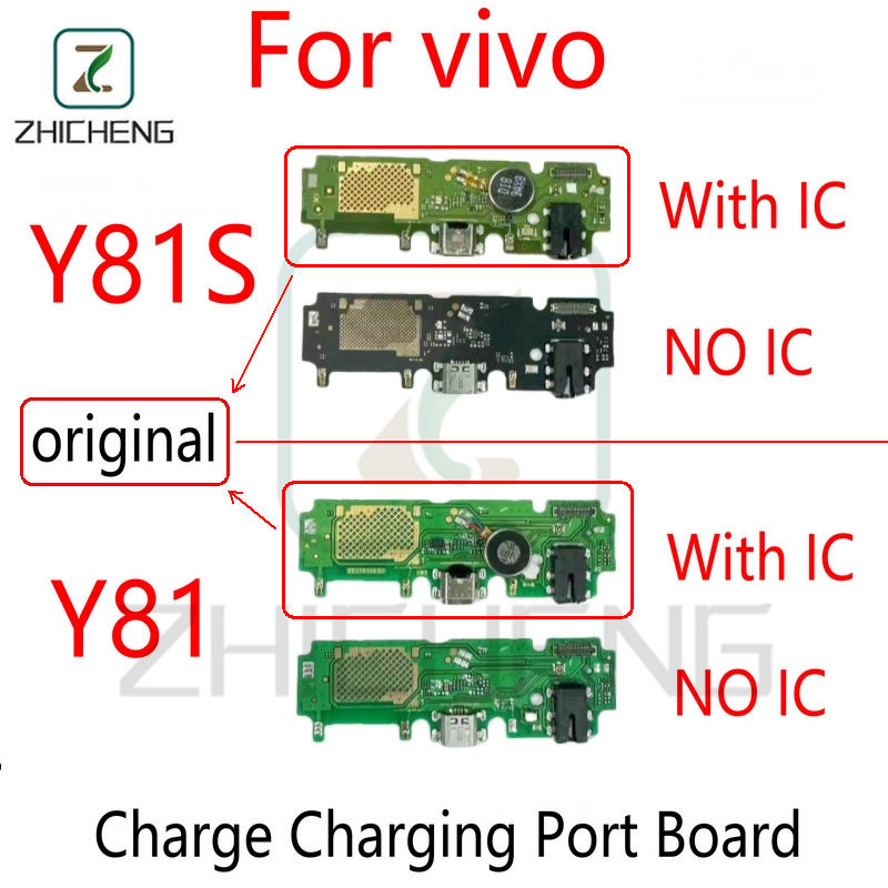 Dành Cho vivo Y81 Y81S Cổng Sạc USB Cổng Kết Nối Cáp Mềm Với IC