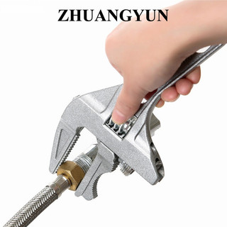 Wumei001 Cờ lê hệ thống nước phòng tắm Tay cầm ngắn Sửa chữa Cờ lê mở lớn Chậu rửa al Vòi Ống Ống Dụng cụ cầm tay TQ