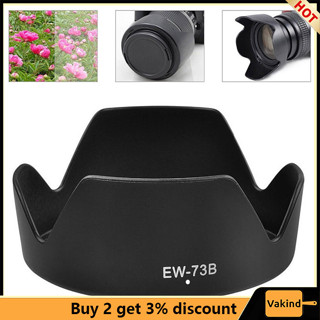 Chính hãng 100%! Ew-73b Ống Kính Hood Máy Ảnh Đảo Ngược Lente Phụ Kiện Cho Canon 650D 550D 600D Camera Len Cover