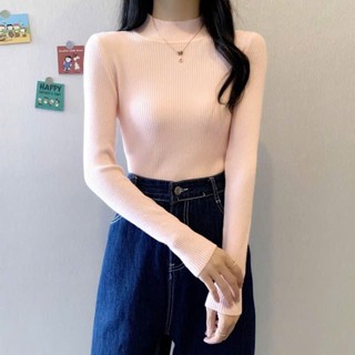 Áo len cổ thấp co dãn ôm sát cổ 3 phân giữ nhiệt trẻ trung nhiều màu sắc