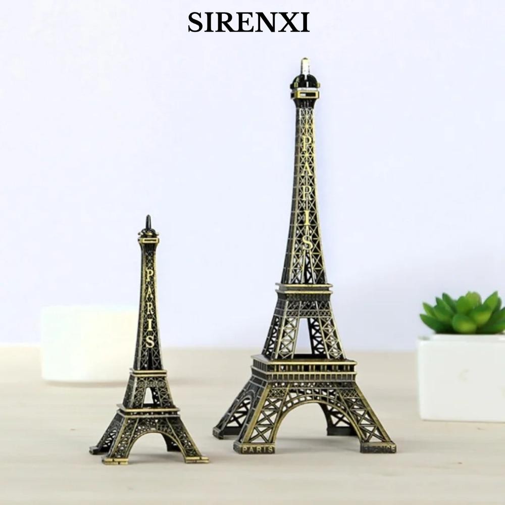 Tượng tháp Eiffel SIRENXI, Mô hình tháp Eiffel kim loại 7 kích cỡ, Chất lượng cao kèm hộp Đồng Thiết