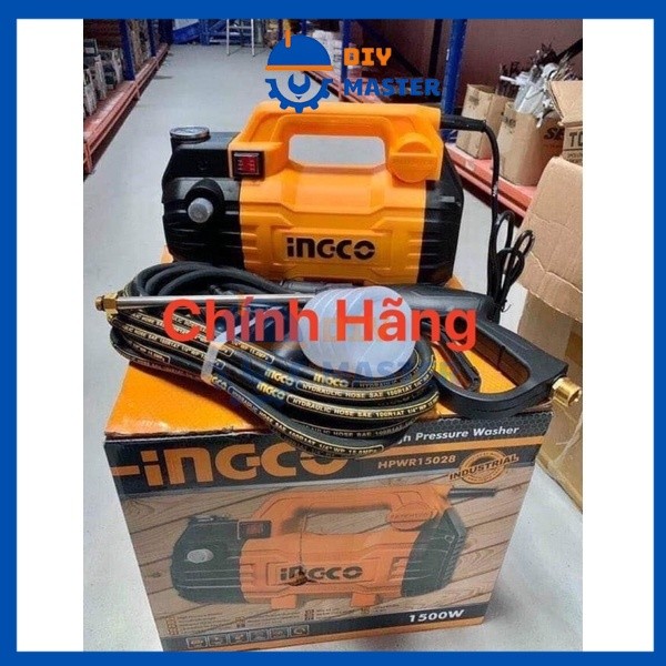 INGCO Máy xịt rửa 1500W Motor từ không chổi than HPWR15028 (Cam kết Chính Hãng 100%)