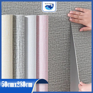 [MÃ ANCMAR GIẢM 15%] Cuộn Xốp Dán Tường Tráng Nhôm cao cấp kích thước 2,8m x 50cm có keo sẵn, chống ẩm mốc