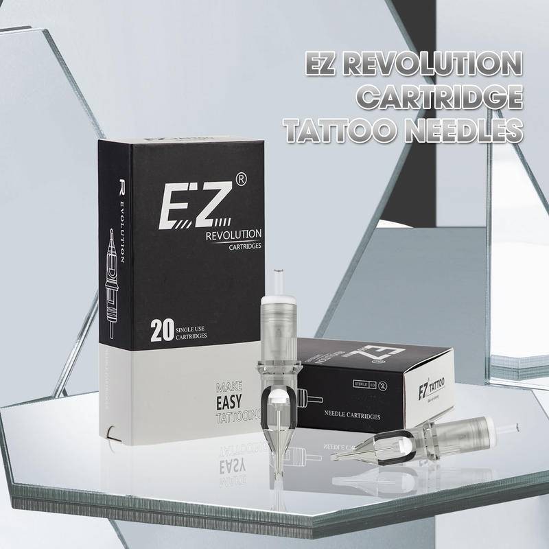 Ez Tattoo Needles Vòng Liner #12 Tay chữ L siêu sát họa tiết 0.35mm 7.0mm 20 cái / lốc