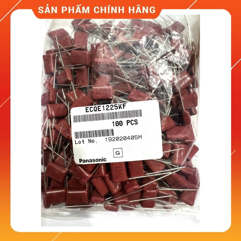 [ 10 con ]  TỤ CBB 2.2UF 225J 100V 16,5MM PANASONIC
