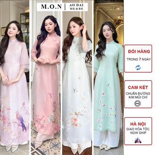 Set Áo Dài Nữ Cách Tân 4 Tà Thanh Yên