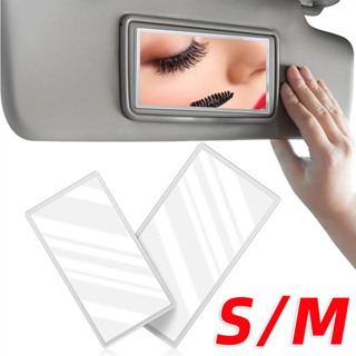 Gương trang điểm tấm che nắng ô tô S / M / Gương nội thất ô tô bằng thép không gỉ / Đồ dùng ô tô di động