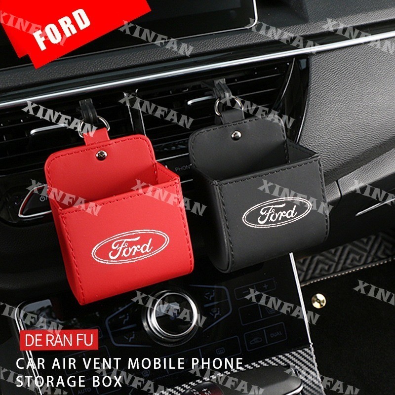 1 Miếng Da Ô Tô Cửa Thoát Khí Hộp Bảo Quản Cho Xe Ford Ranger Focus Mondeo Kuga Mustang F150 Thoát Đ