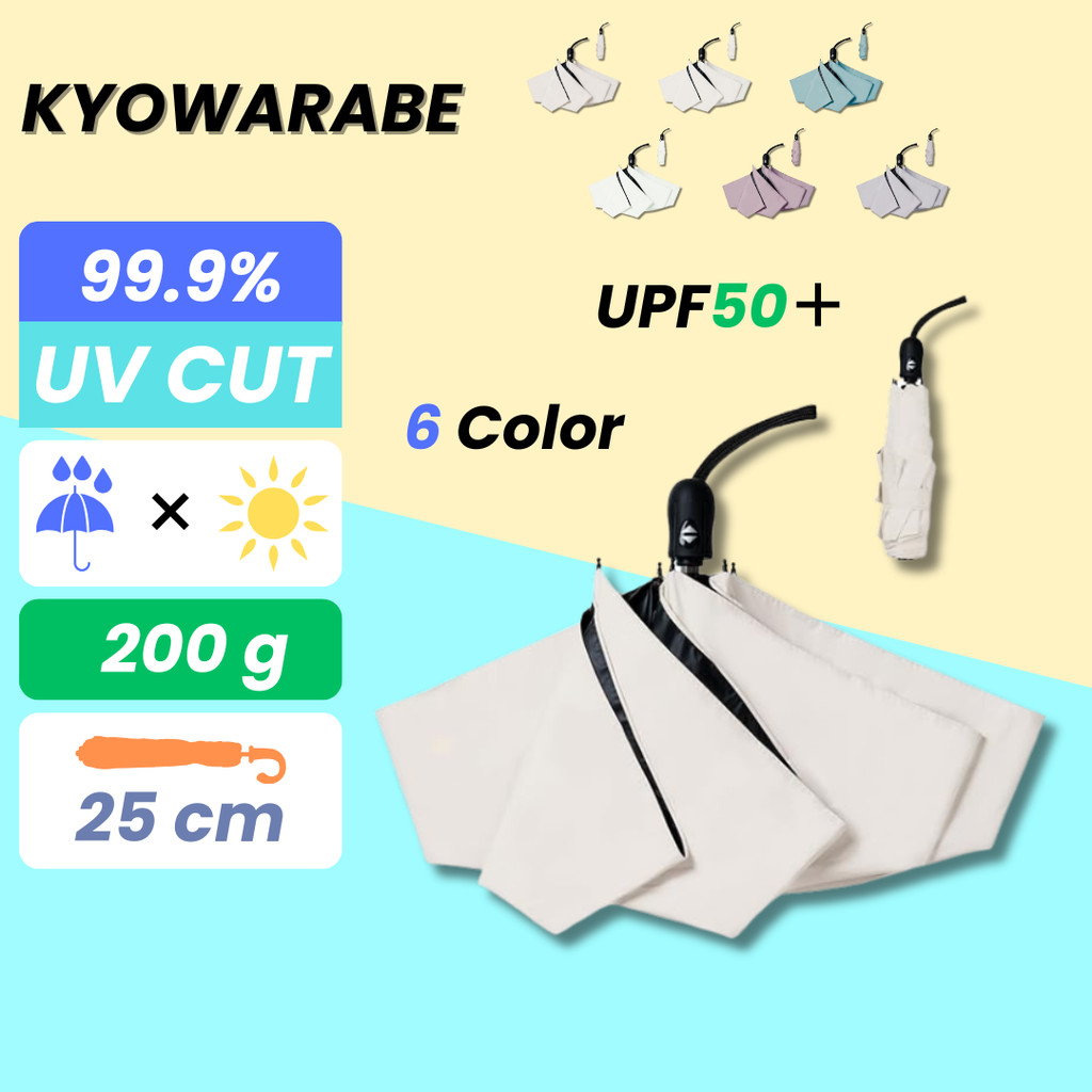 UV Cut Foldable Umbrella With 100 Percent Protection And Automatic One Touch Open Close Mechanism Fo