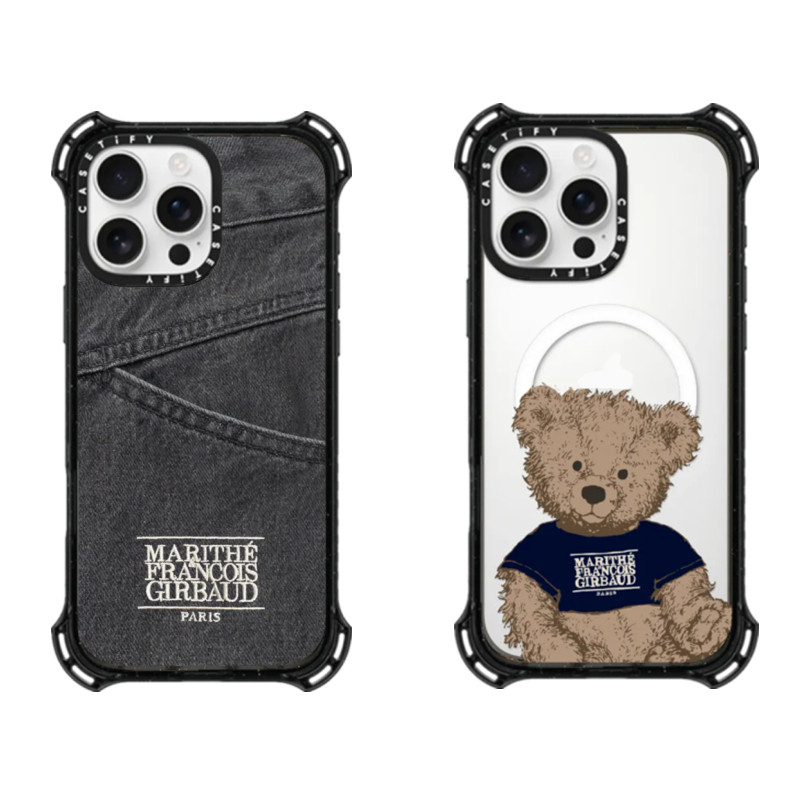 Caseti Marithe Francois Girbaud Ốp Lưng Từ Tính Cho iPhone 16 15 14 Pro Max Vỏ Cứng Siêu Chống Sốc