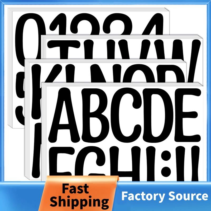 24 Tấm Dán Chữ Lớn 4 Bảng Chữ Cái Số Chữ Cái Dán Vinyl Tự Dính Dán Chữ Cái